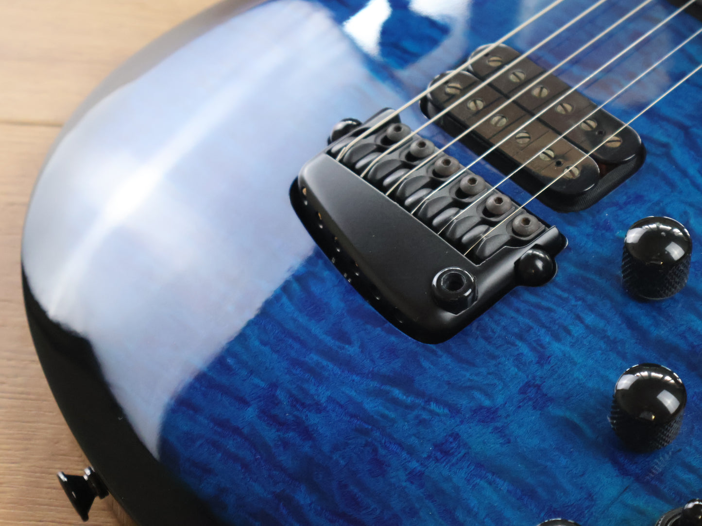 2015 Parker Fly Mojo Flame (Transparent Blue Burst)