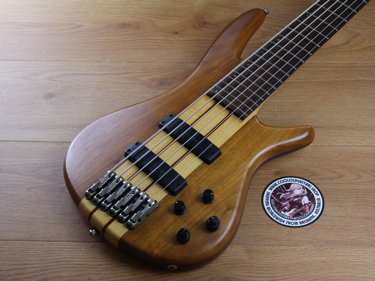 2007 Ibanez Prestige SR1006EWM 6-String Bass (Natural)