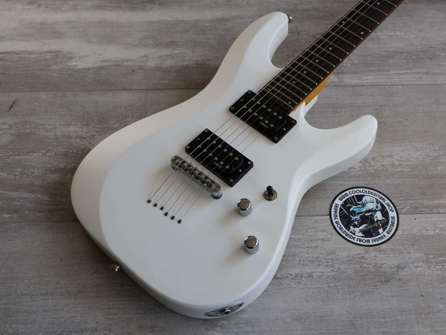 2018 Schecter C-6 Deluxe (White)