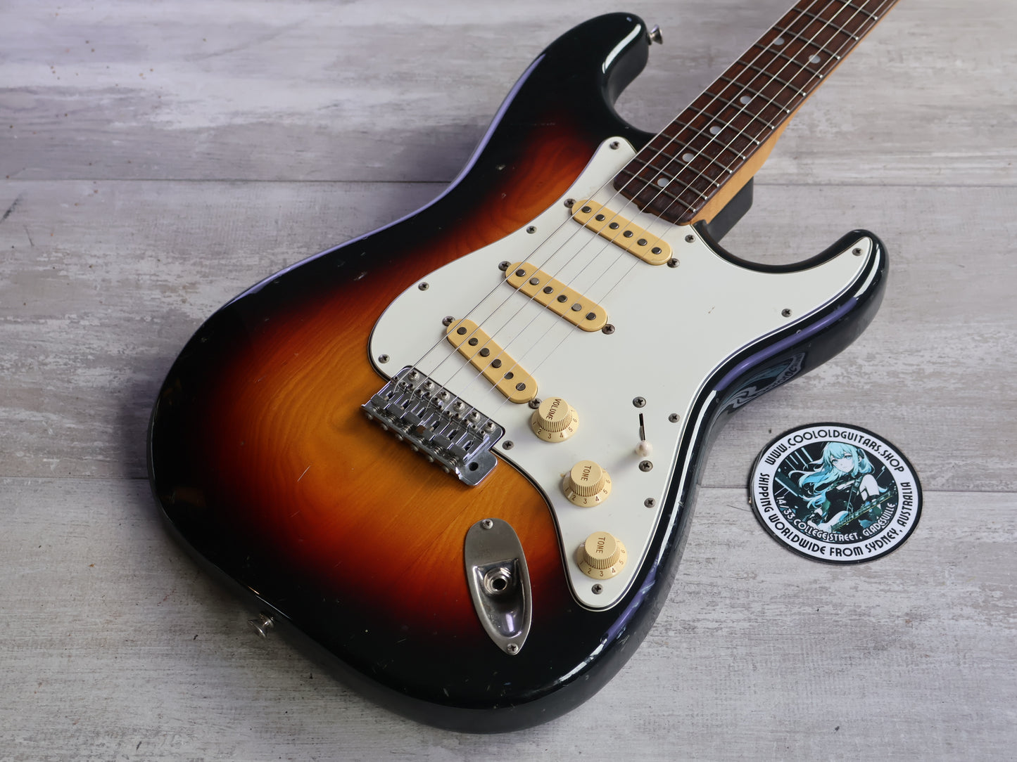 1985 Squier (by Fender Japan) CST-30 JV Series '72 Reissue Stratocaster (Sunburst)