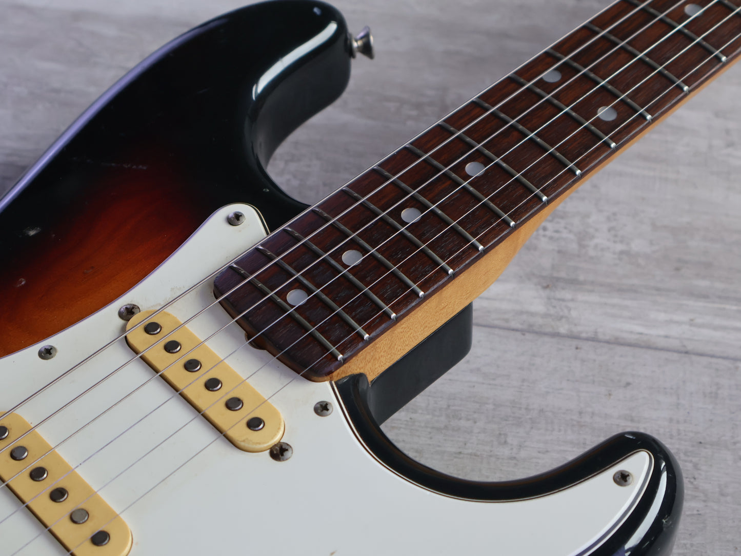 1985 Squier (by Fender Japan) CST-30 JV Series '72 Reissue Stratocaster (Sunburst)