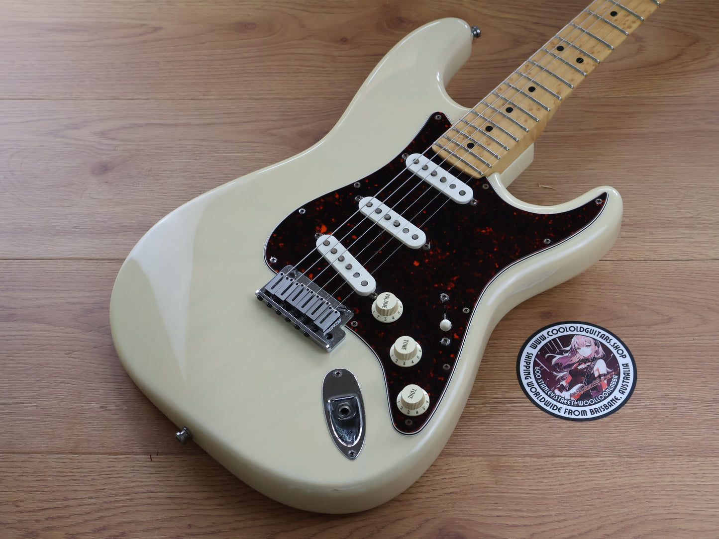1997 Fender USA Custom Shop American Classic Stratocaster (White Blonde)