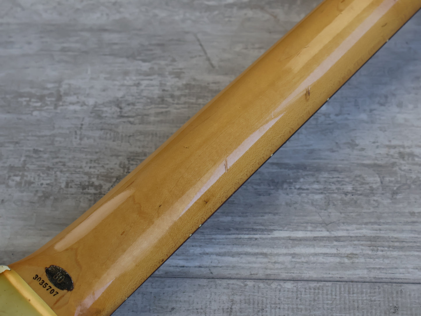 1983 Tokai Japan A-80D Talbo Blazing Fire Cast Aluminium Electric Guitar (Pearl White)