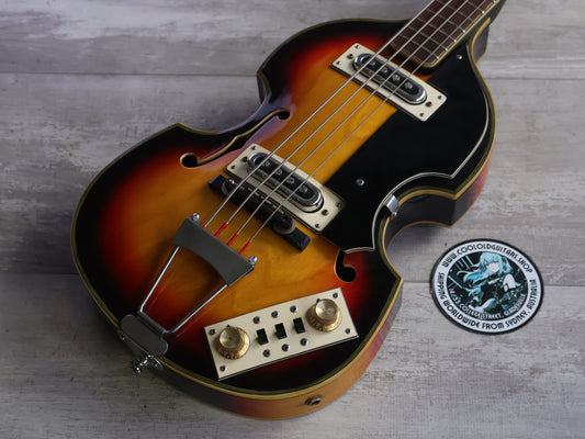 1960's Matsumoku Japan VB Series Violin Bass (Sunburst)