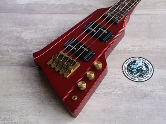 1983 Aria Pro II Japan WL Series "Wedge" Bass (Metallic Red)