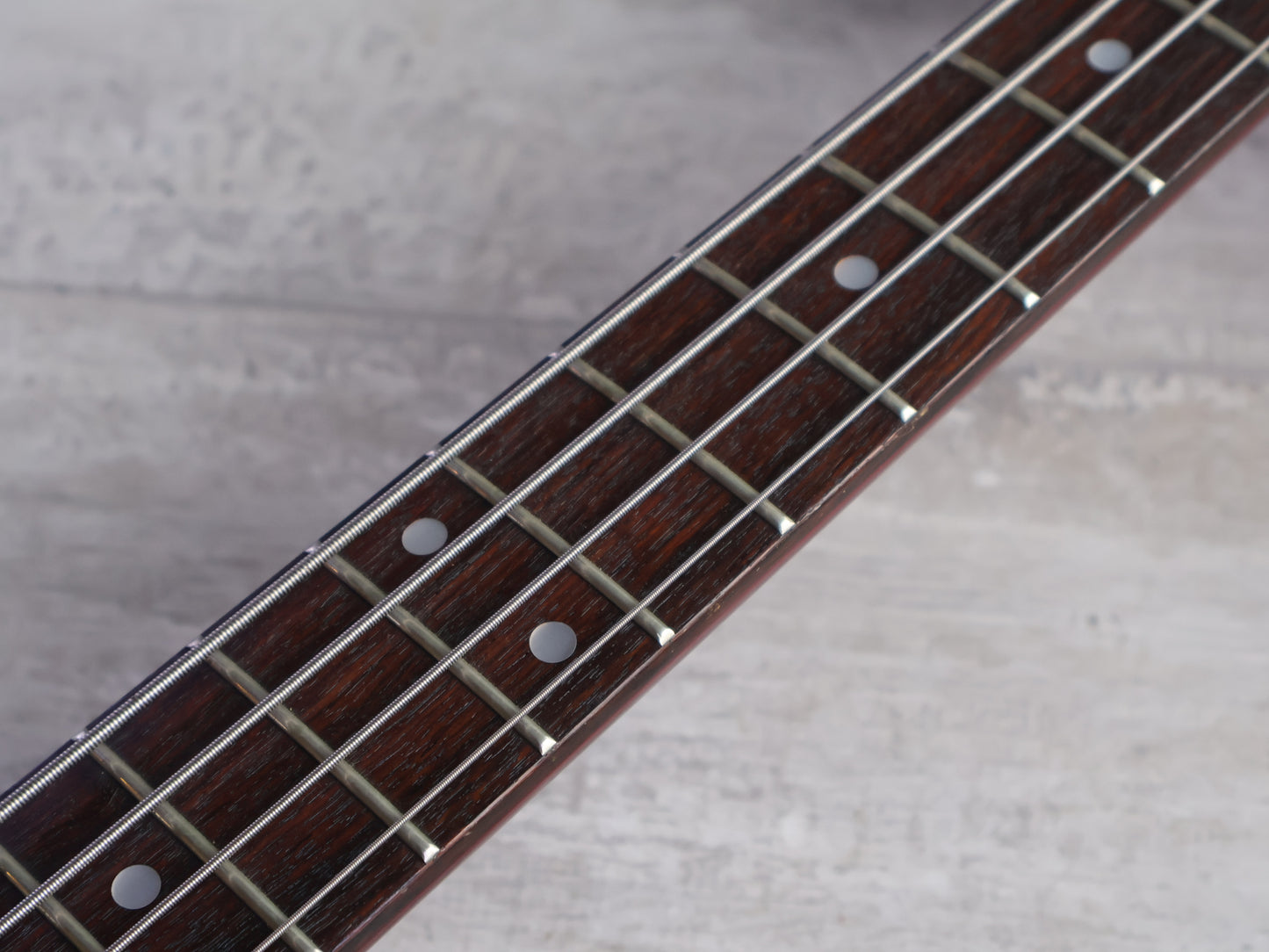 1983 Aria Pro II Japan WL Series "Wedge" Bass (Metallic Red)