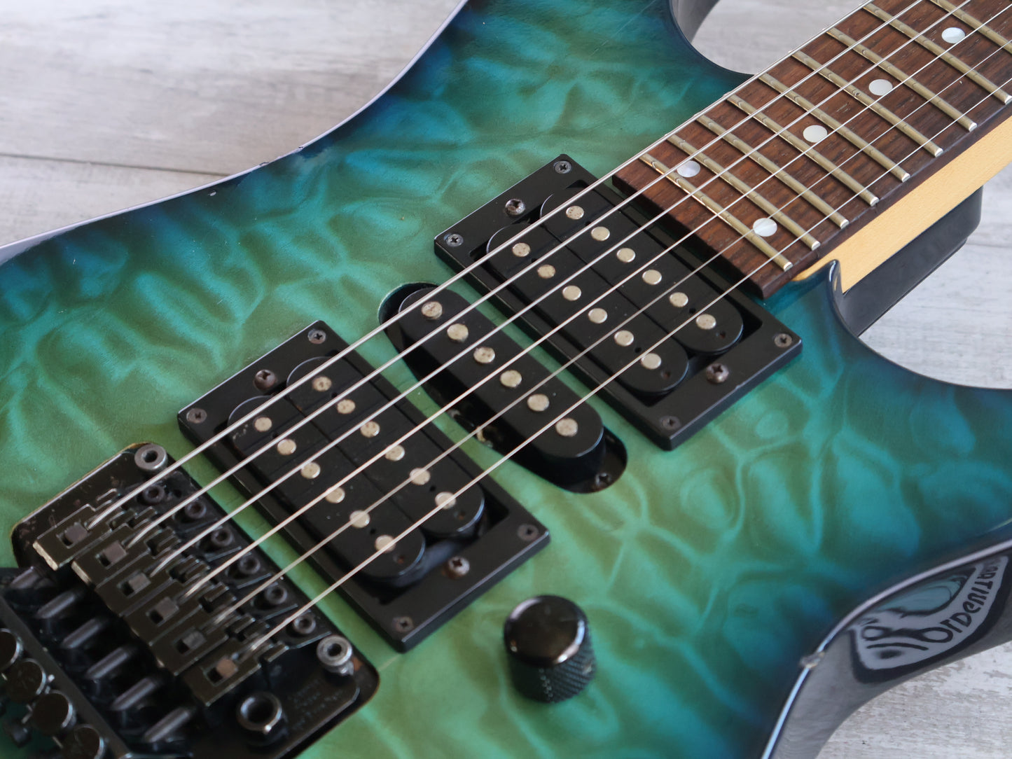 1996 Jackson Japan Professional Series DX2 Dinky (Turquoise Quilt)