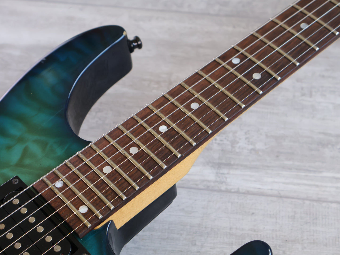 1996 Jackson Japan Professional Series DX2 Dinky (Turquoise Quilt)