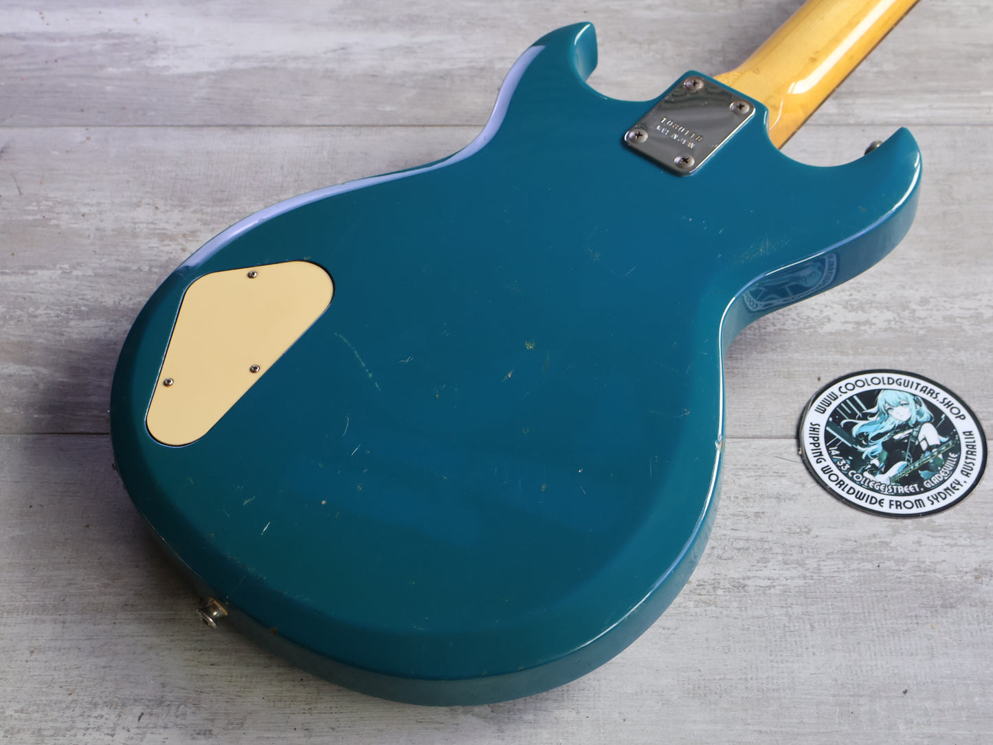1981 Aria Pro II Japan CSB-380 Cardinal Medium Scale Bass (Blue)