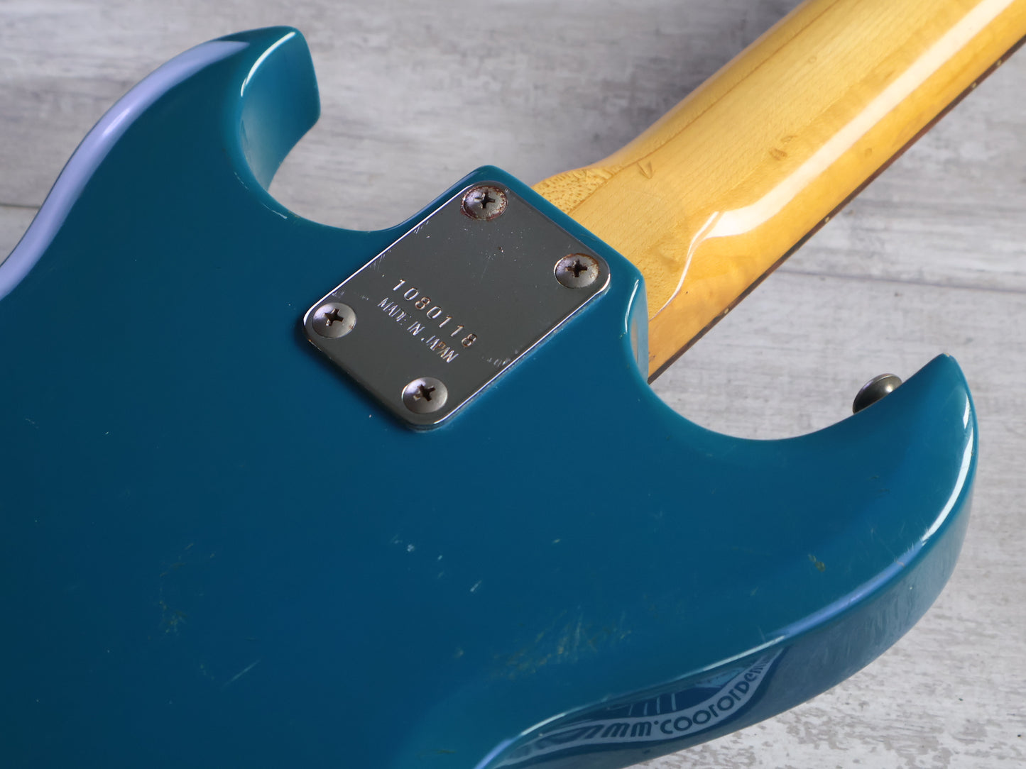 1981 Aria Pro II Japan CSB-380 Cardinal Medium Scale Bass (Blue)
