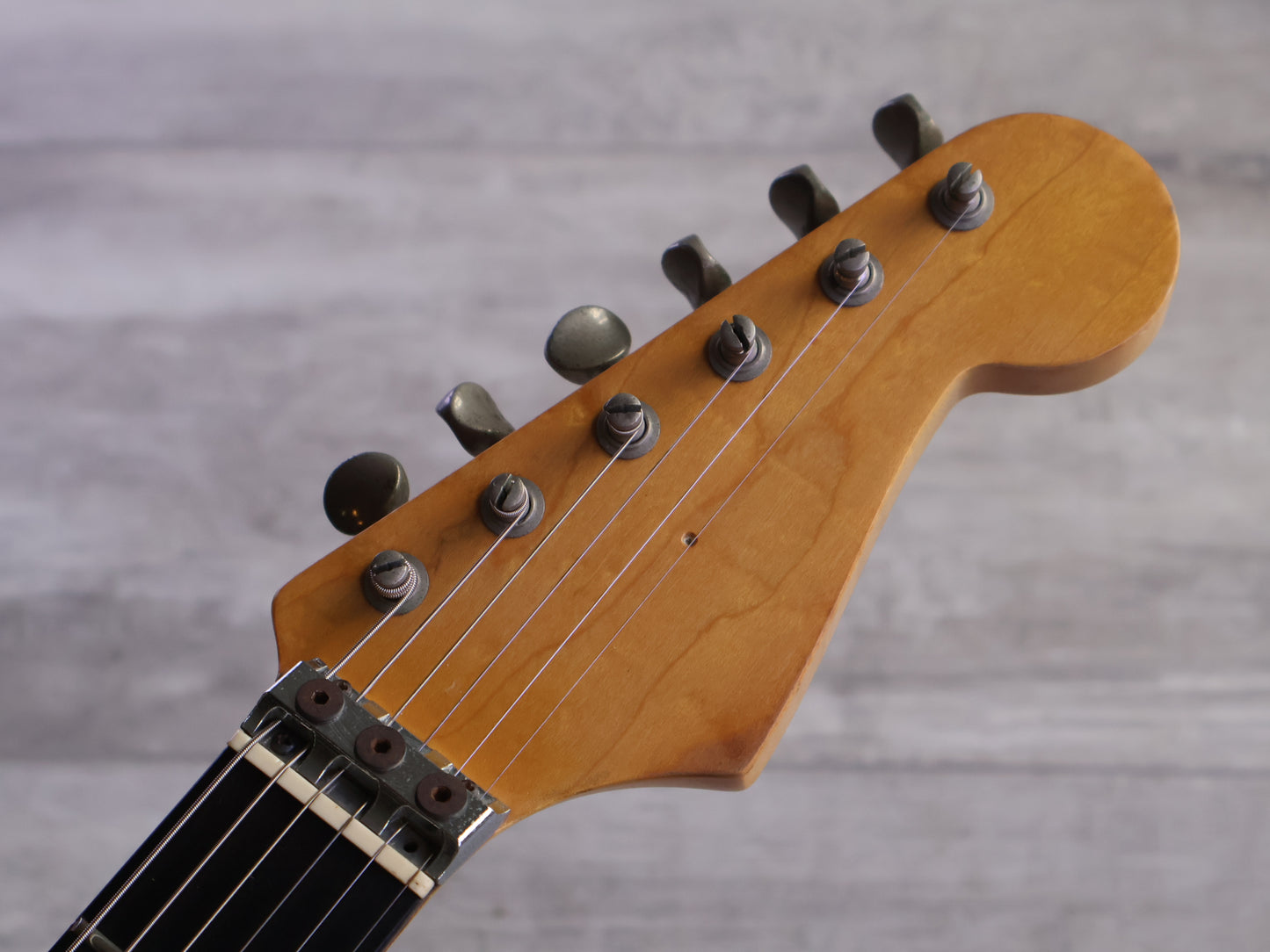 1980's Tokai? Stratocaster Style Guitar w/Kahler (Black)