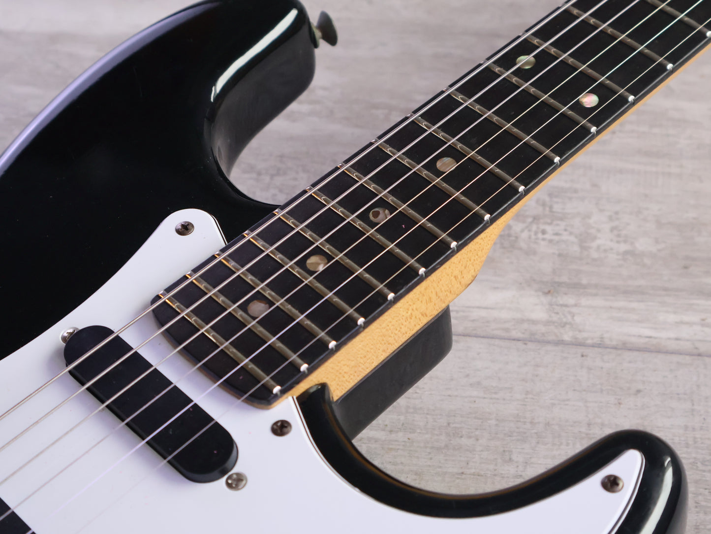 1980's Tokai? Stratocaster Style Guitar w/Kahler (Black)