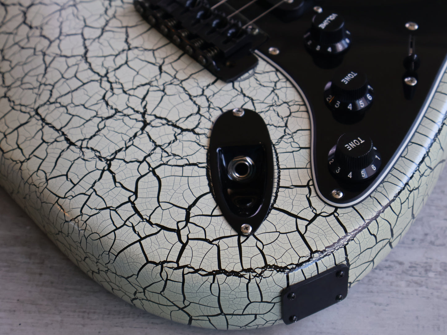 1985 Tokai Japan MAT M-603 Fiber-Tech HSS Superstrat (Fiberglass Body/Neck) - Crackle