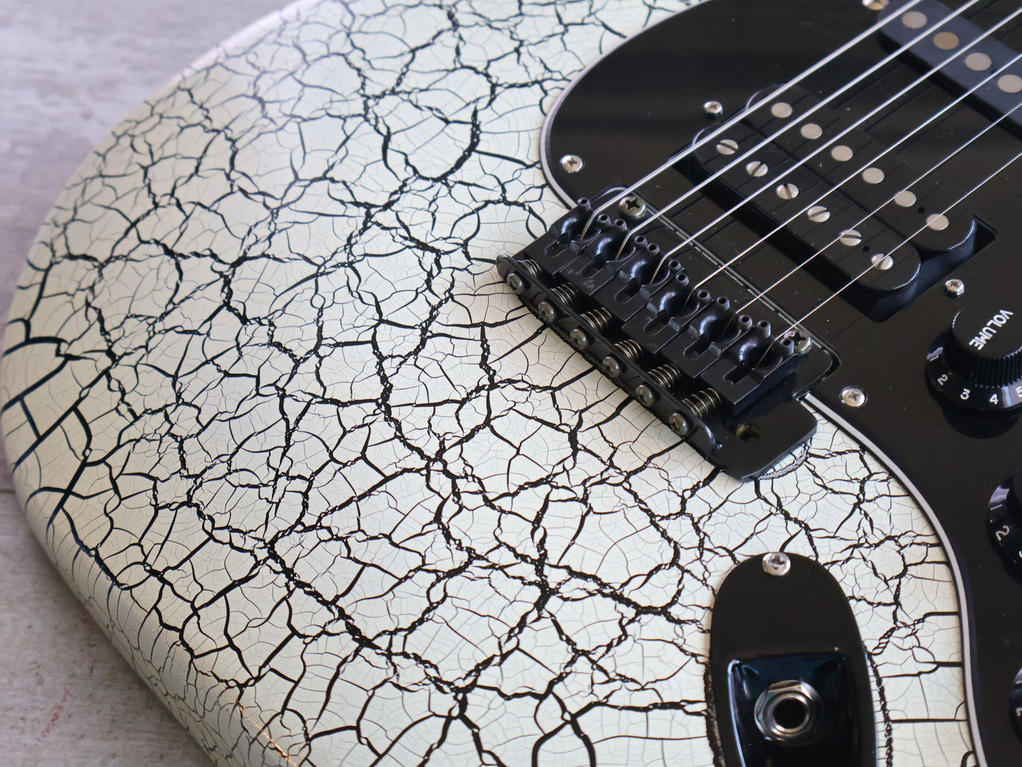 1985 Tokai Japan MAT M-603 Fiber-Tech HSS Superstrat (Fiberglass Body/Neck) - Crackle