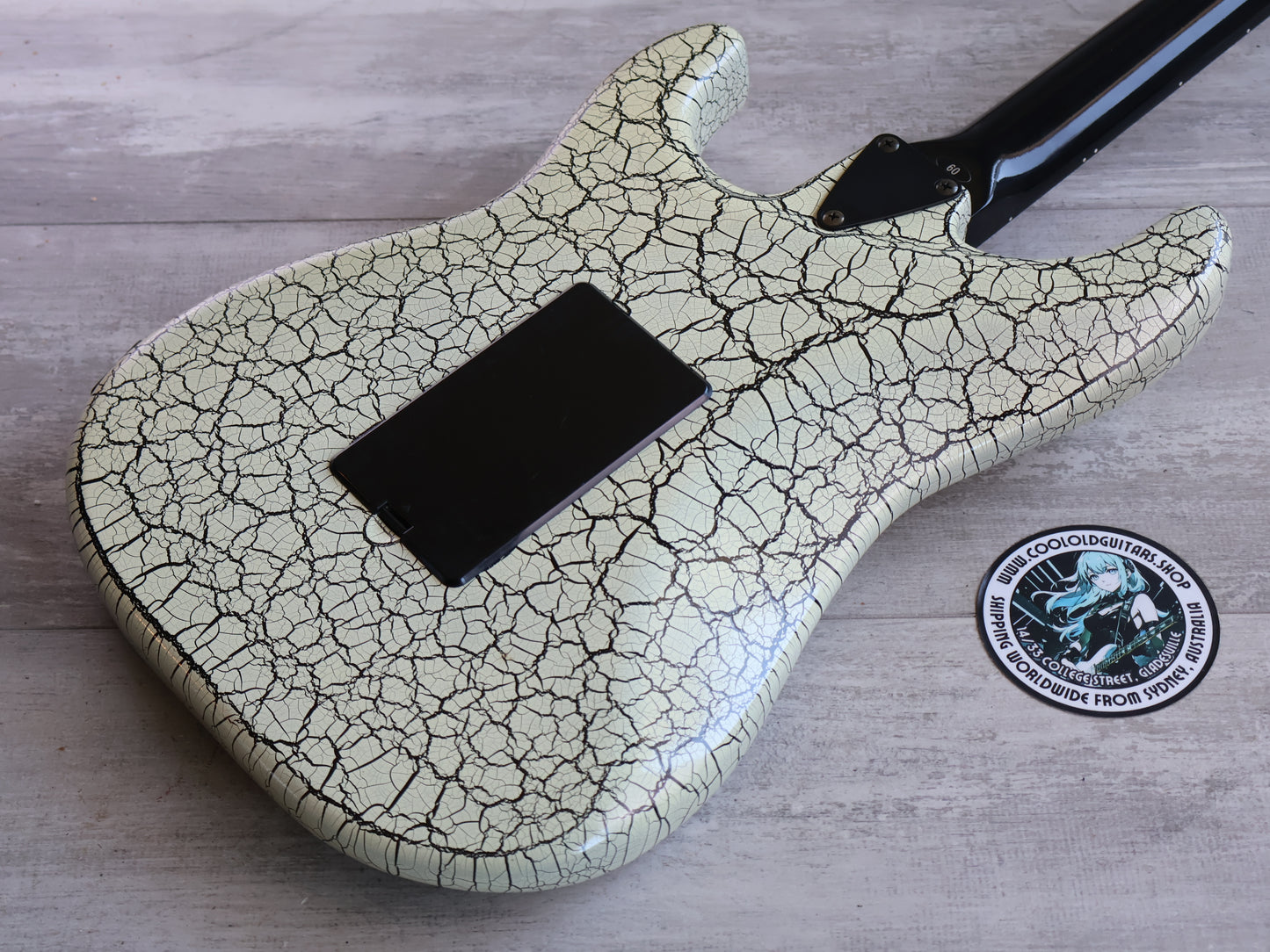 1985 Tokai Japan MAT M-603 Fiber-Tech HSS Superstrat (Fiberglass Body/Neck) - Crackle