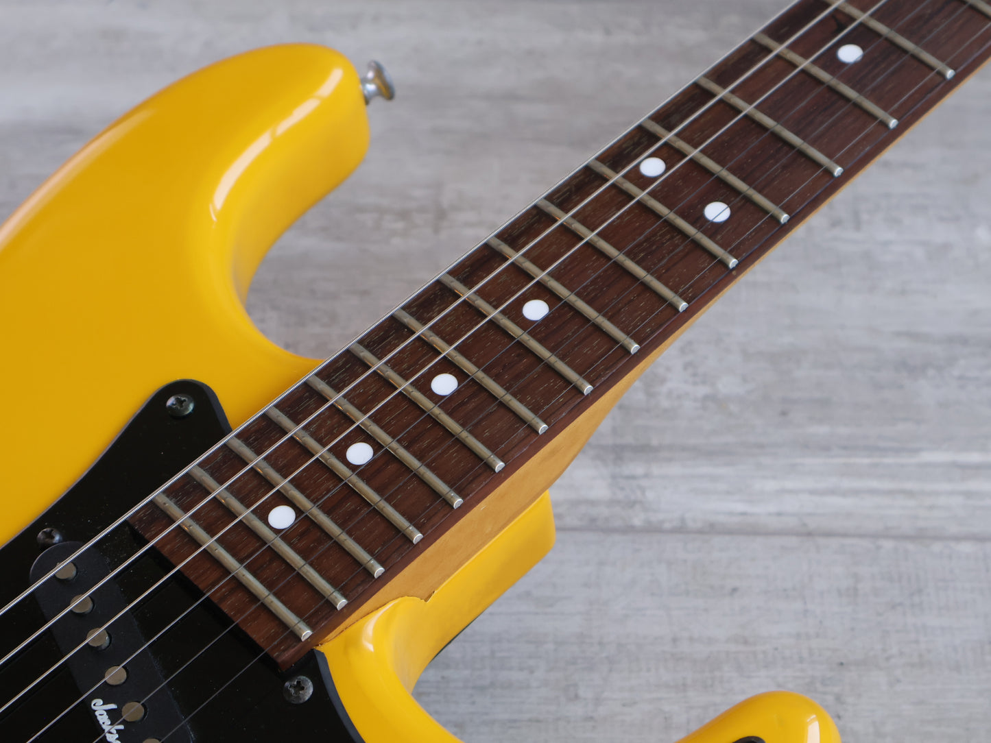 1994 Charvel Jackson HS Superstrat (Yellow)