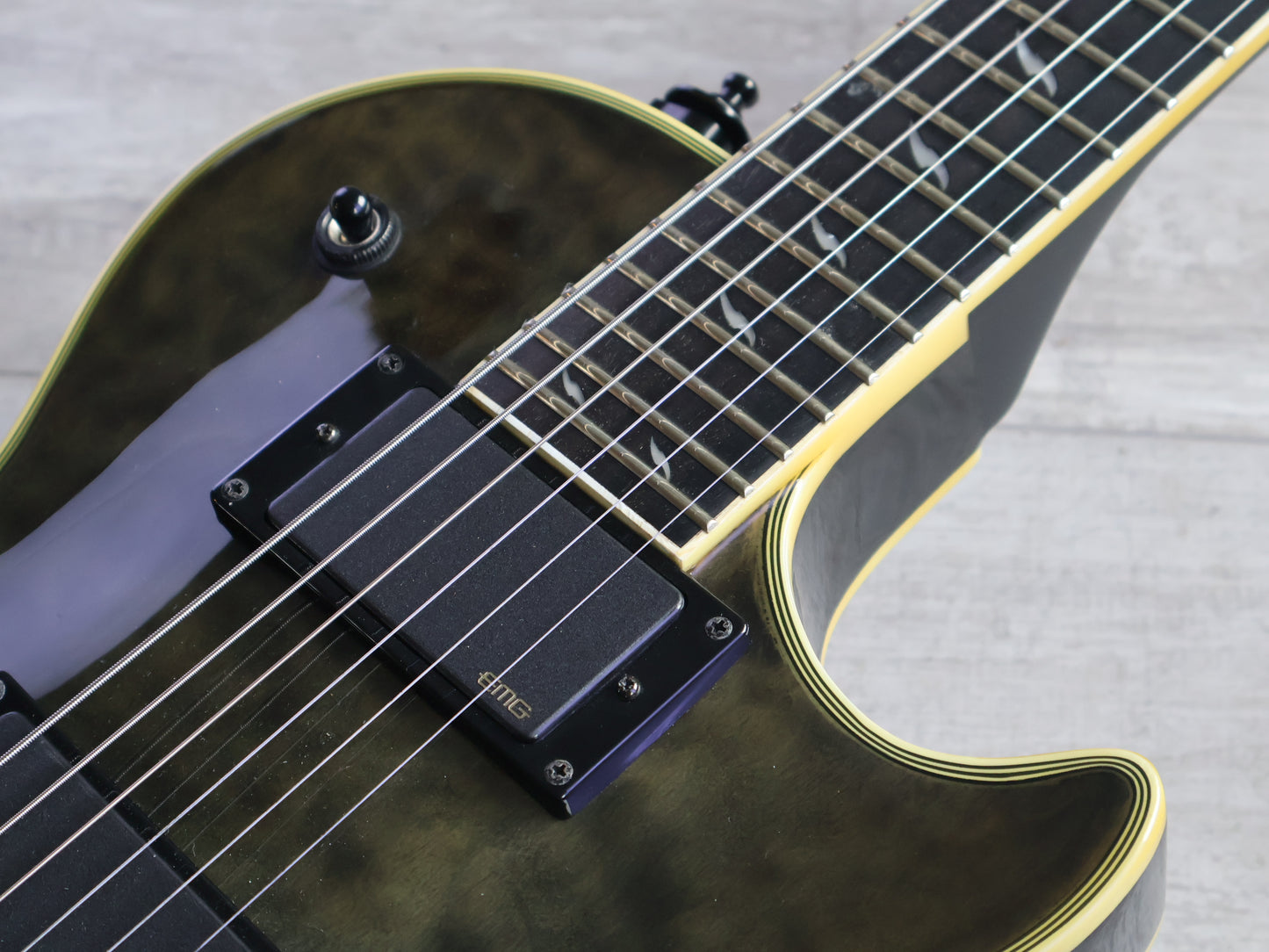 2011 Epiphone Prophecy Les Paul Custom EX (Midnight Ebony)