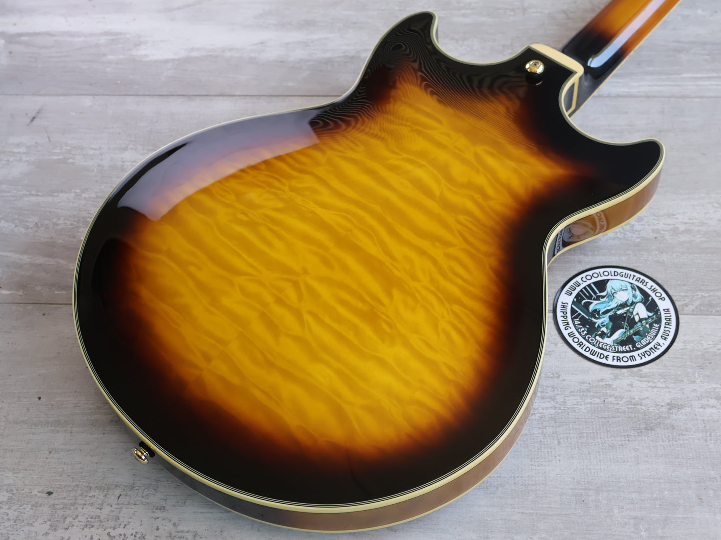 Ibanez Artcore AS93FM Expressionist  Semi Hollowbody (Antique Yellow Sunburst)