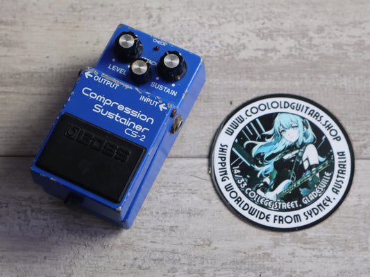 1984 Boss Japan CS-2 Vintage Compression Sustainer Pedal
