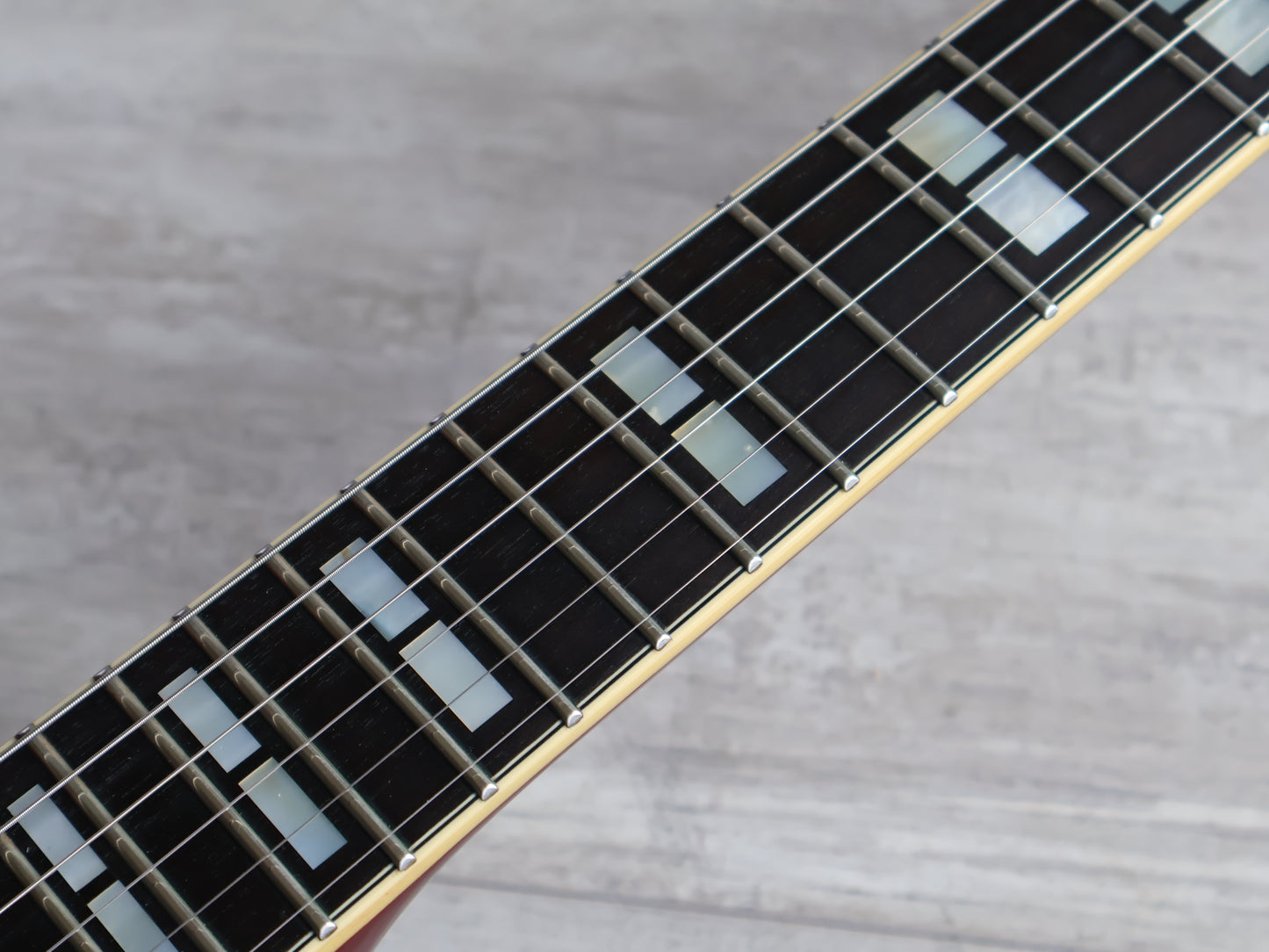 1988 Yamaha Japan SAS-I Semi Hollowbody Electric Guitar (See-Thru Red Sunburst)