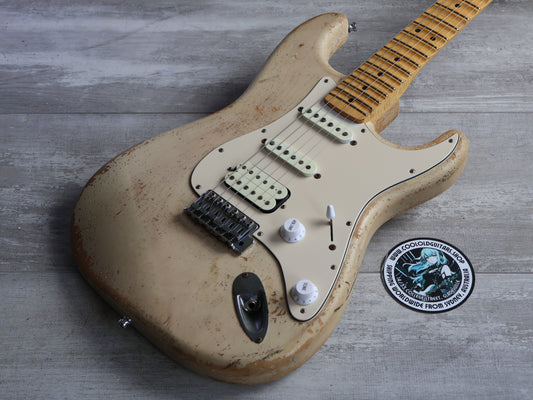 1990 Fender Japan ST72-860DSC Scalloped Yngwie Malmsteen Stratocaster (Relic White)