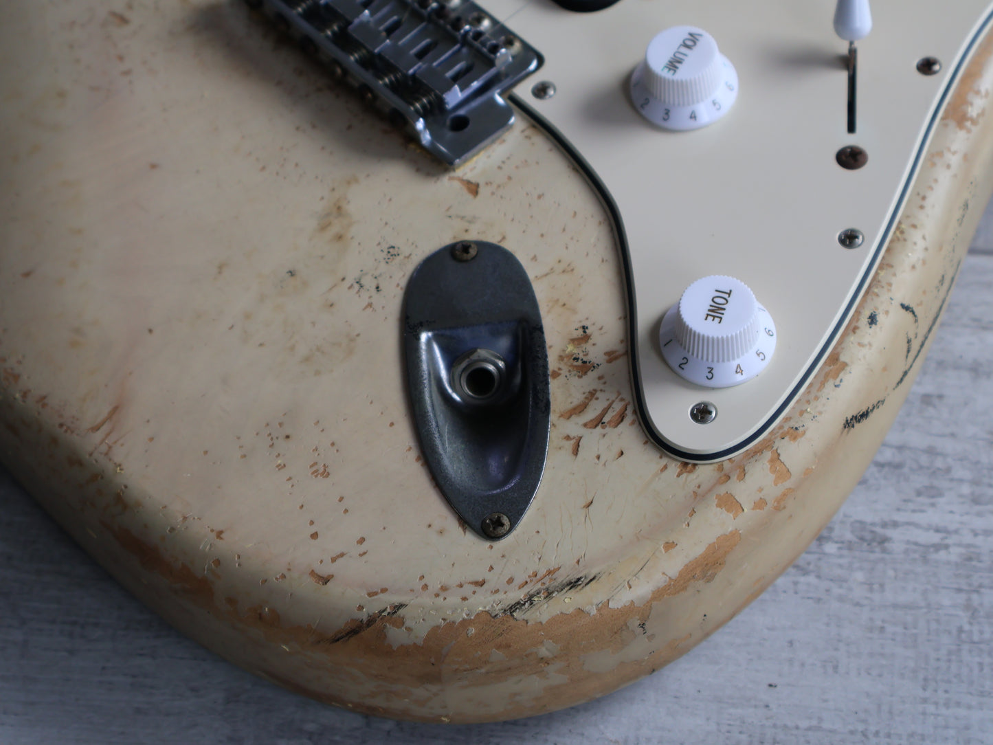 1990 Fender Japan ST72-860DSC Scalloped Yngwie Malmsteen Stratocaster (Relic White)