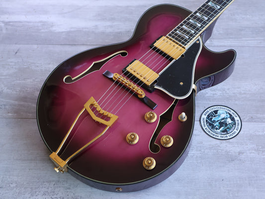 1990's Artex Japan "Texas Johnny" Hollowbody (Purple Burst)