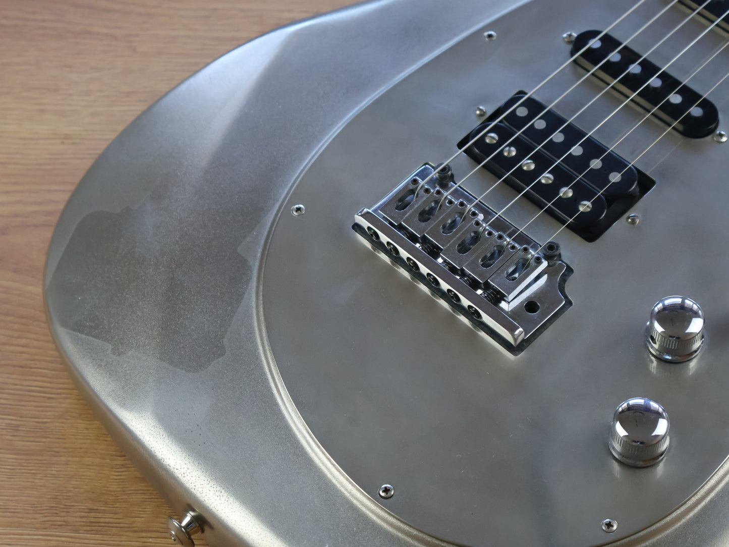 2000’s Tokai Japan Talbo Blazing Fire Cast Aluminium Electric Guitar (Chrome)