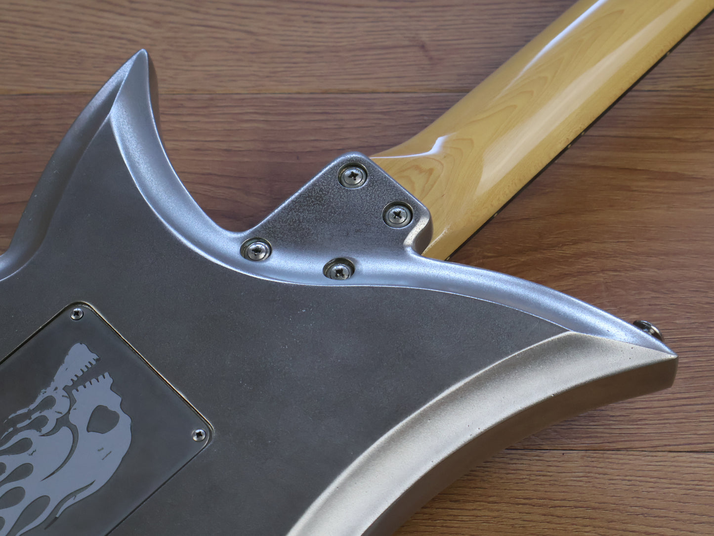 2000’s Tokai Japan Talbo Blazing Fire Cast Aluminium Electric Guitar (Chrome)