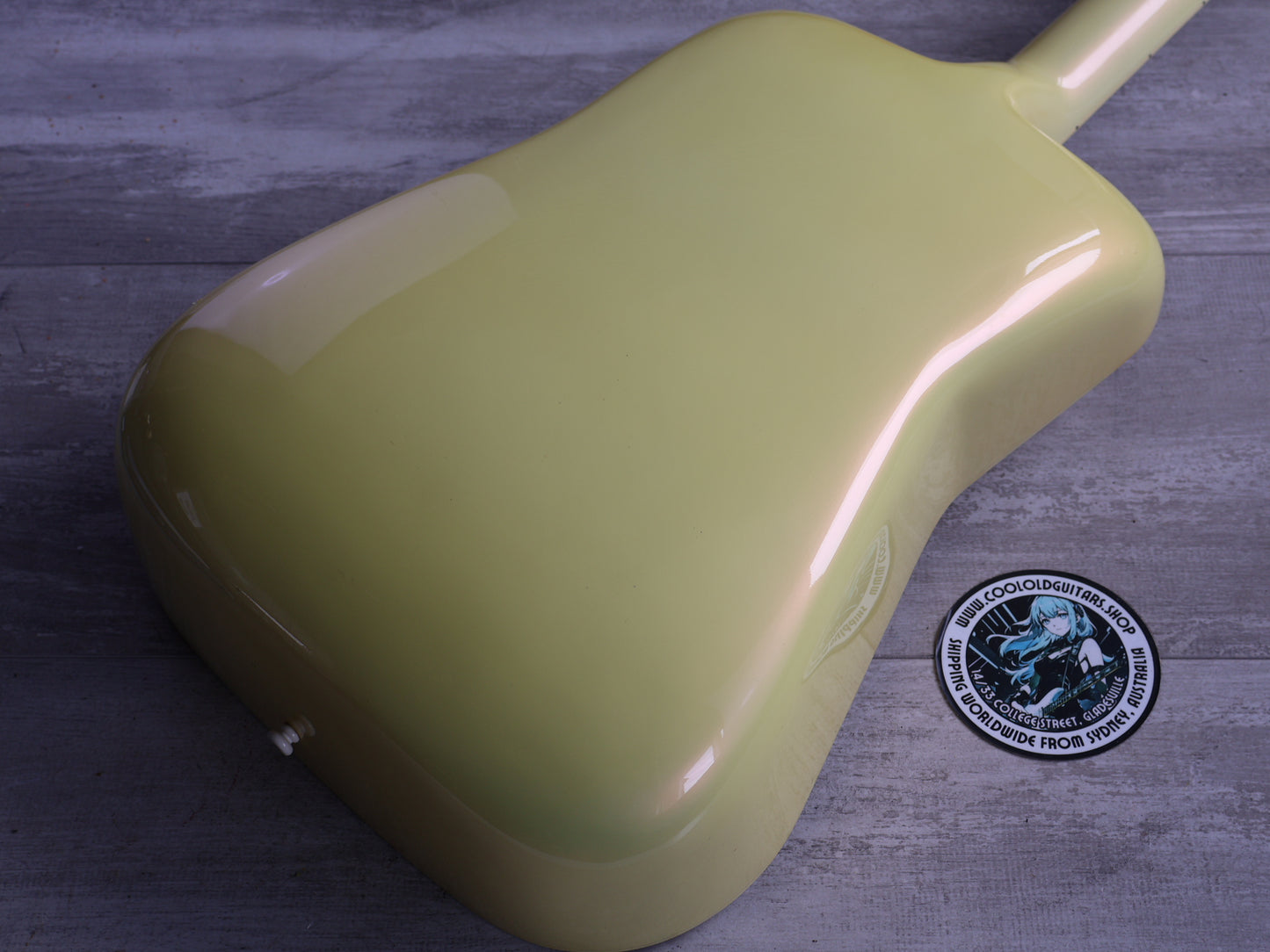 1980's Tokai Folkel Carbon Body Acoustic Guitar (Ivory)