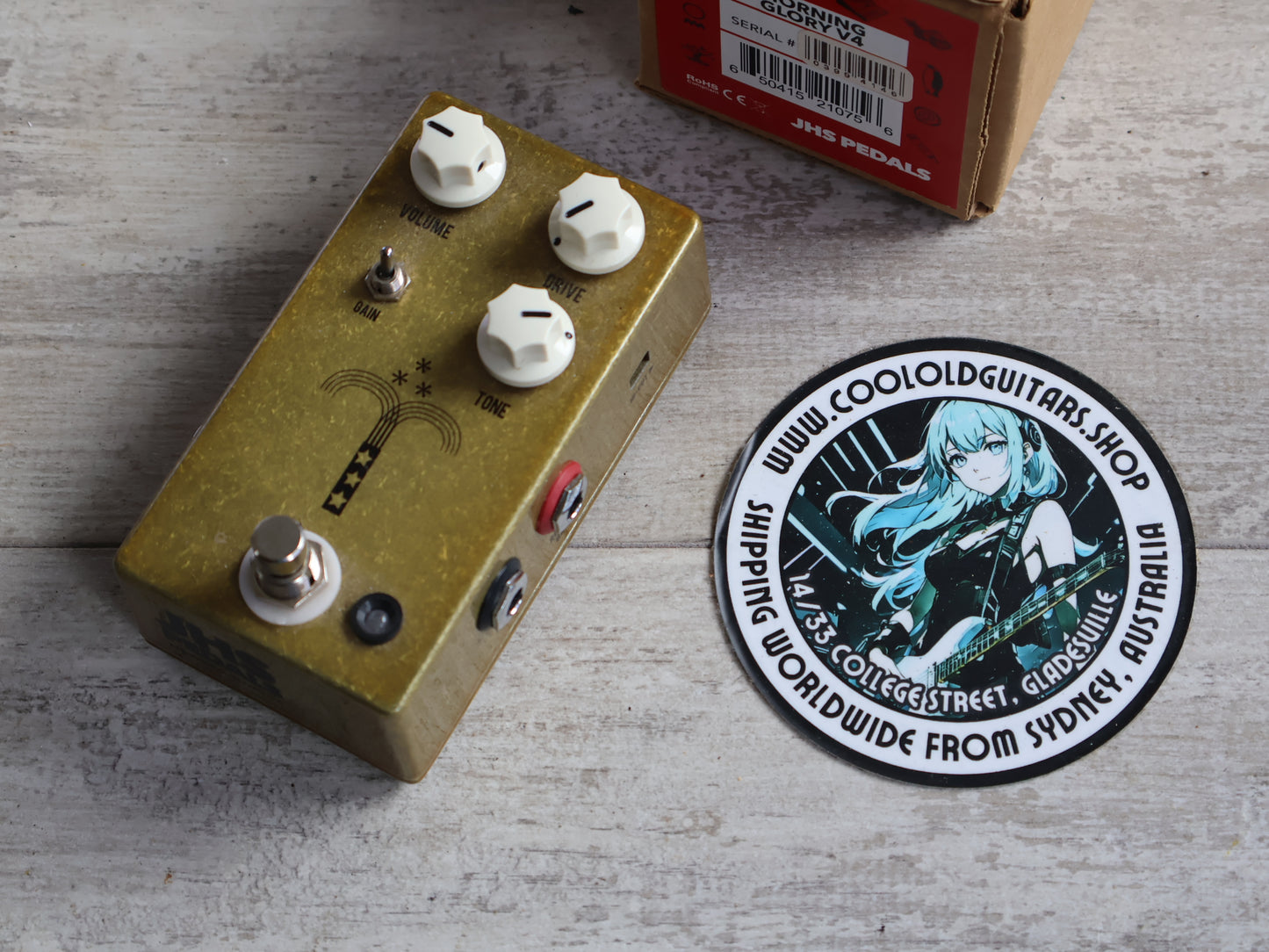 JHS Pedals Morning Glory V4 Overdrive Guitar Effects Pedal