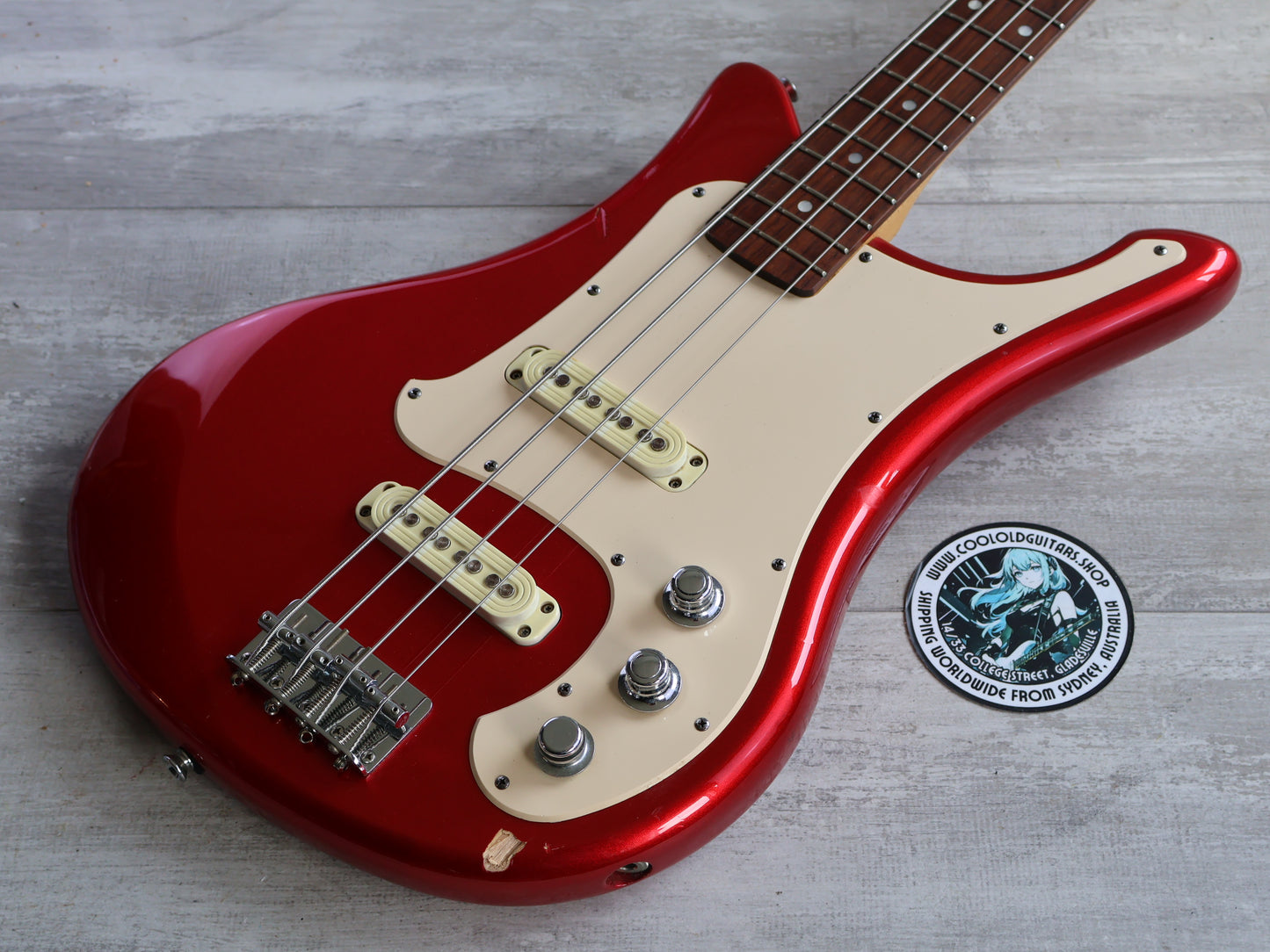 2000's Yamaha SBV-500 Samurai Bass (Candy Apple Red)