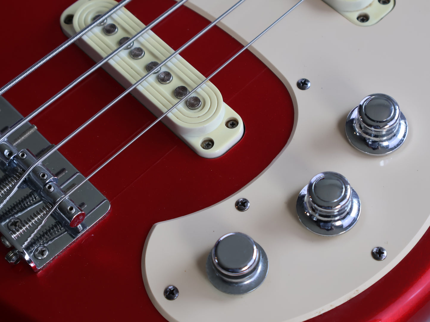 2000's Yamaha SBV-500 Samurai Bass (Candy Apple Red)