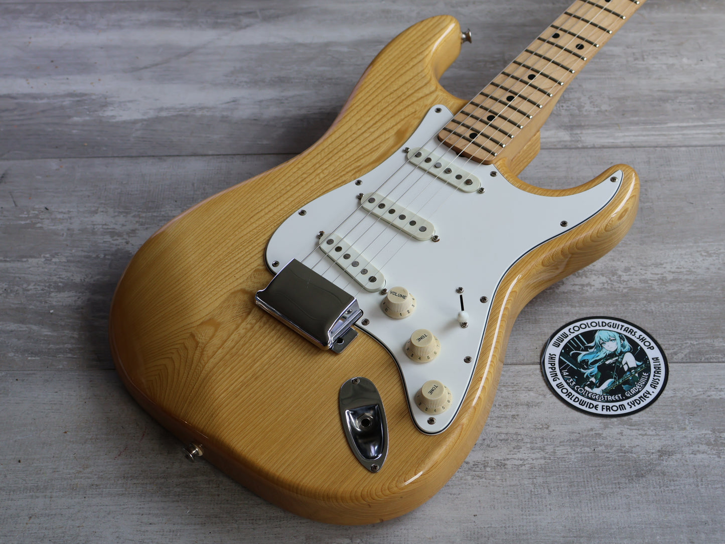 1978 Aria Pro II ST-400 Strikin' Sound Stratocaster (Natural)