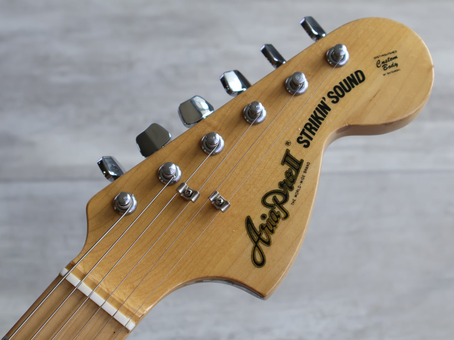 1978 Aria Pro II ST-400 Strikin' Sound Stratocaster (Natural)