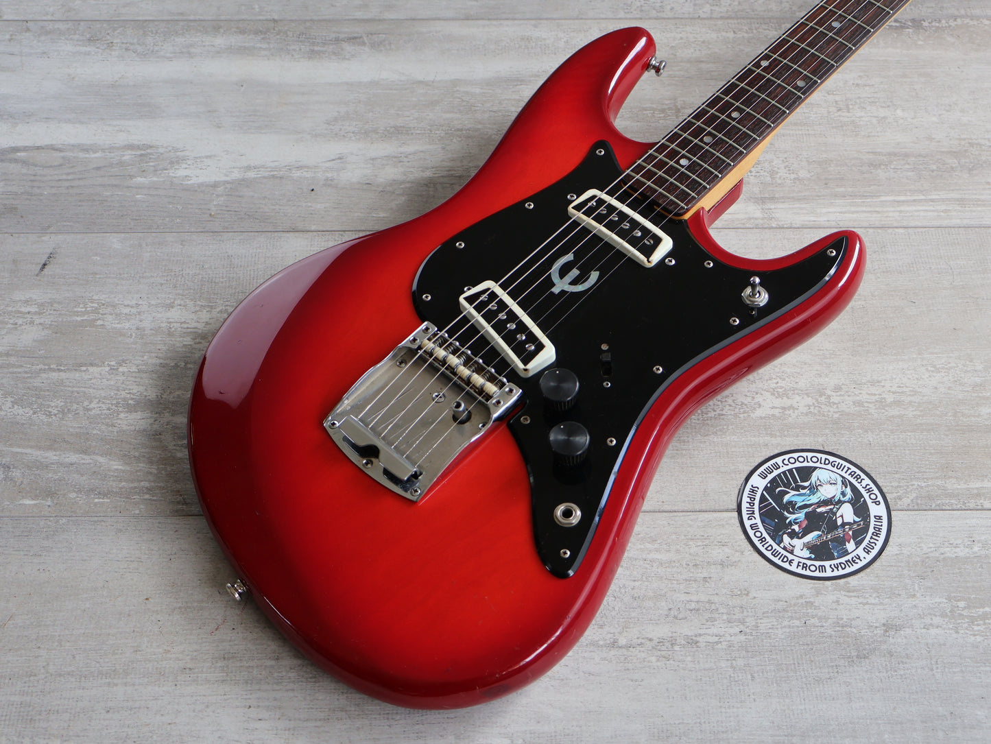 1972 Epiphone Japan ET-270 (1802T) Electric Guitar (Cherry Red)