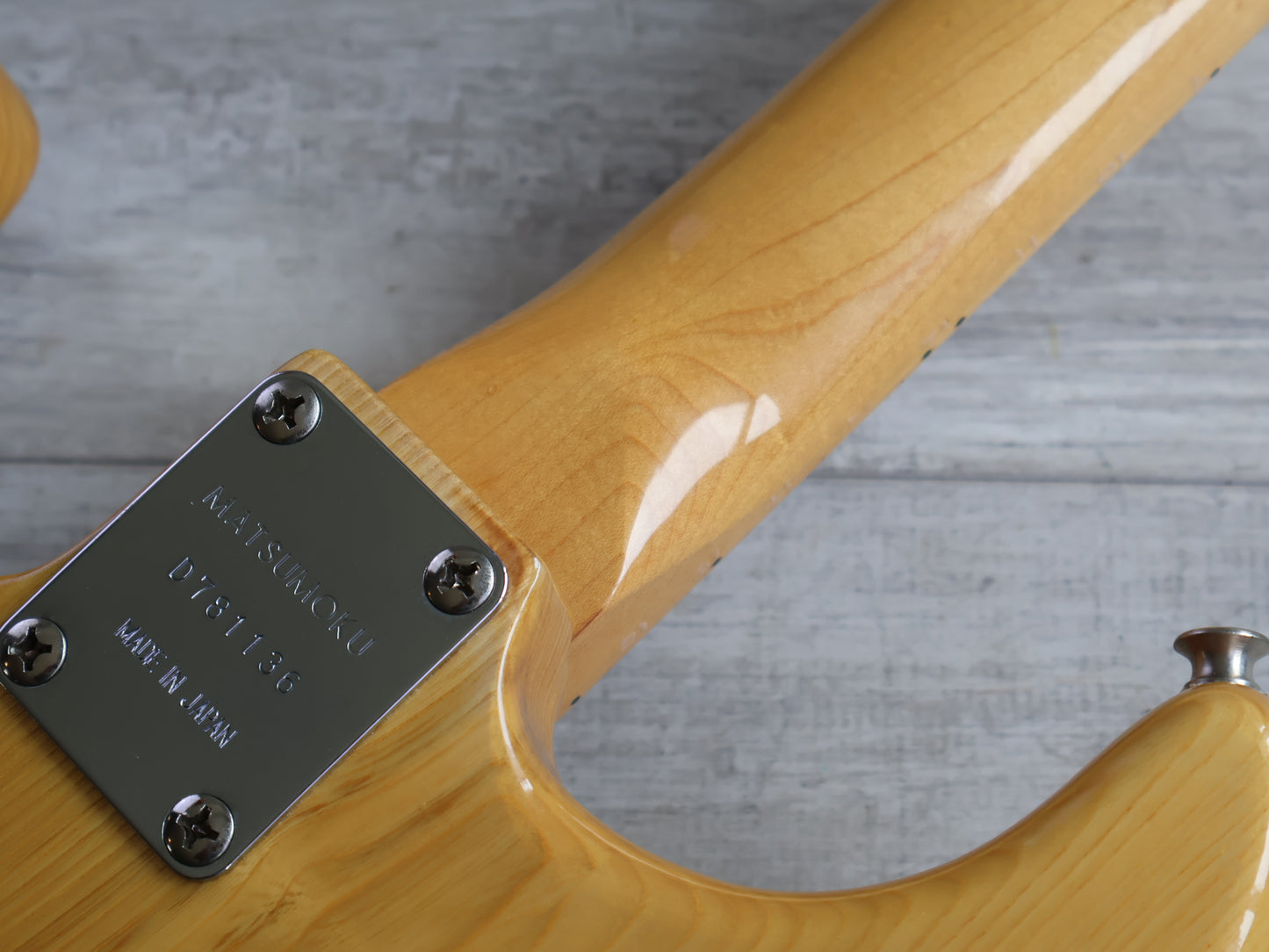 1978 Aria Pro II ST-400 Strikin' Sound Stratocaster (Natural)