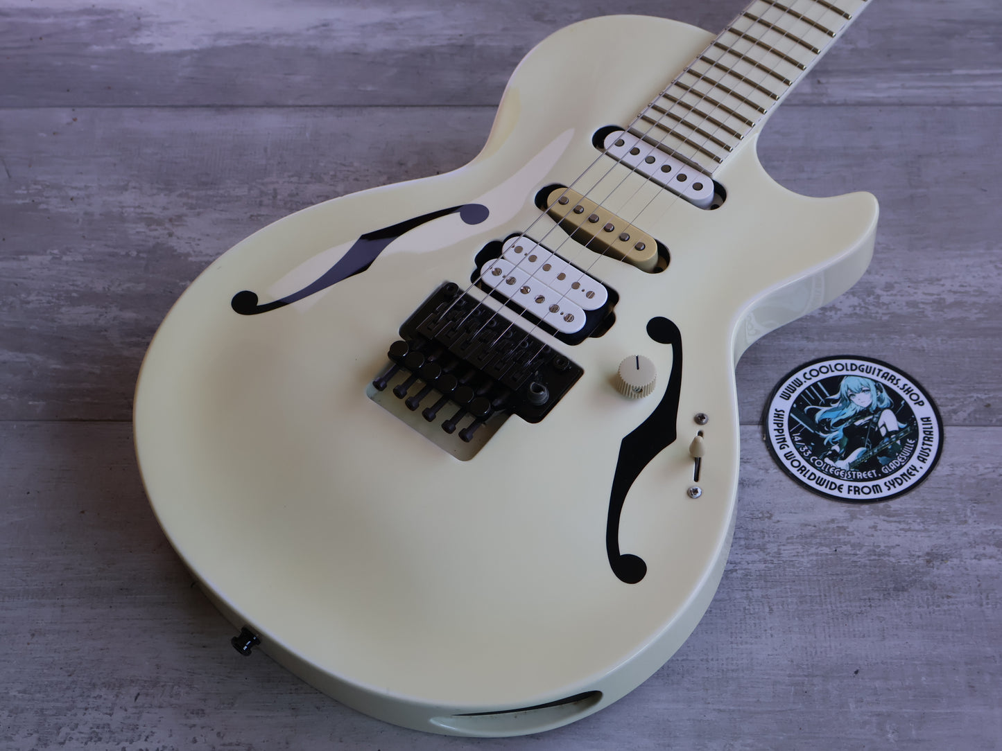 2001 ESP Japan Technical House Custom Shop Sugizo Single Cutaway (White)