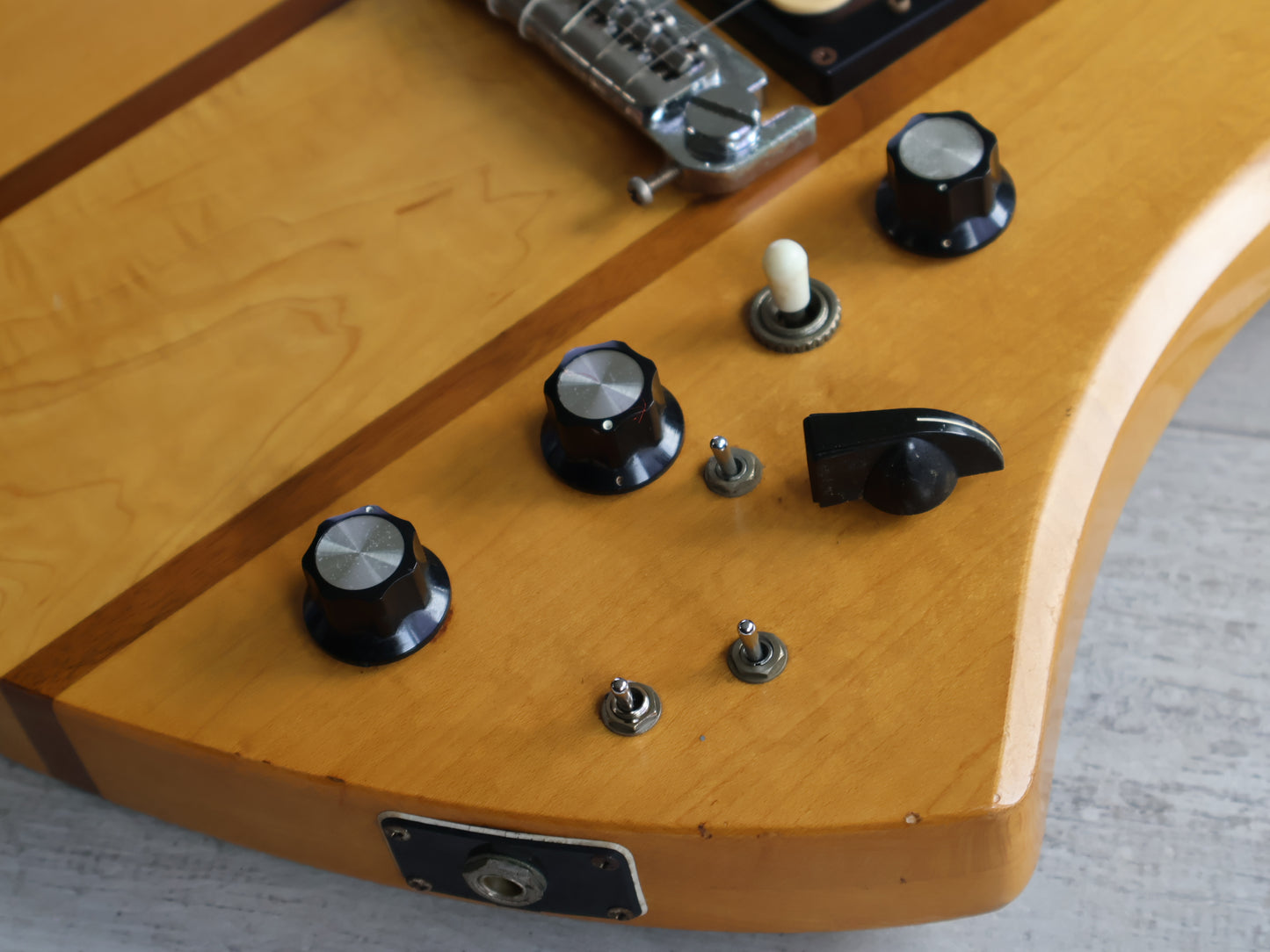 1978 Aria Pro II MK-1600N Limited Edition Neckthrough Mockingbird (Natural)