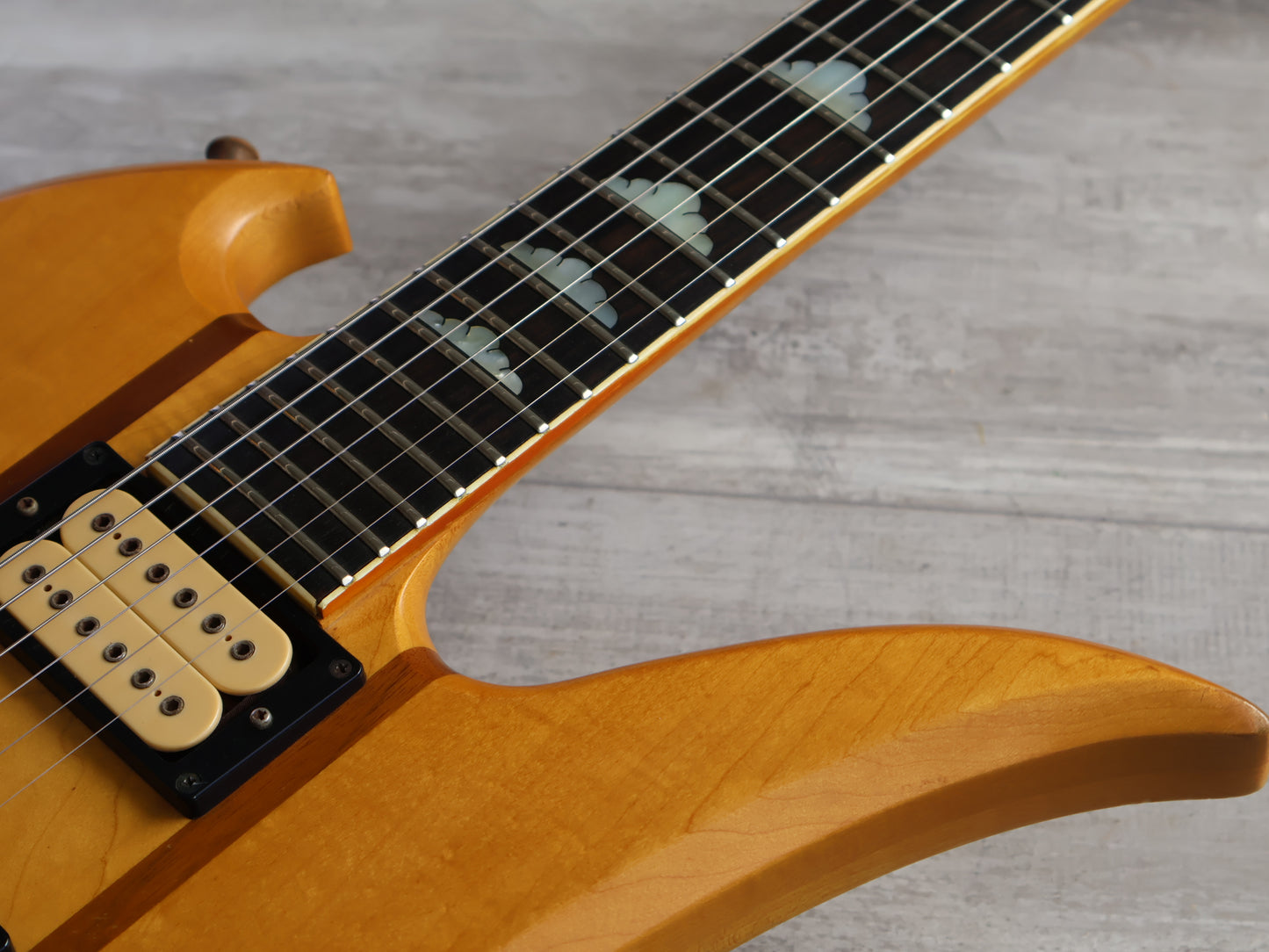 1978 Aria Pro II MK-1600N Limited Edition Neckthrough Mockingbird (Natural)