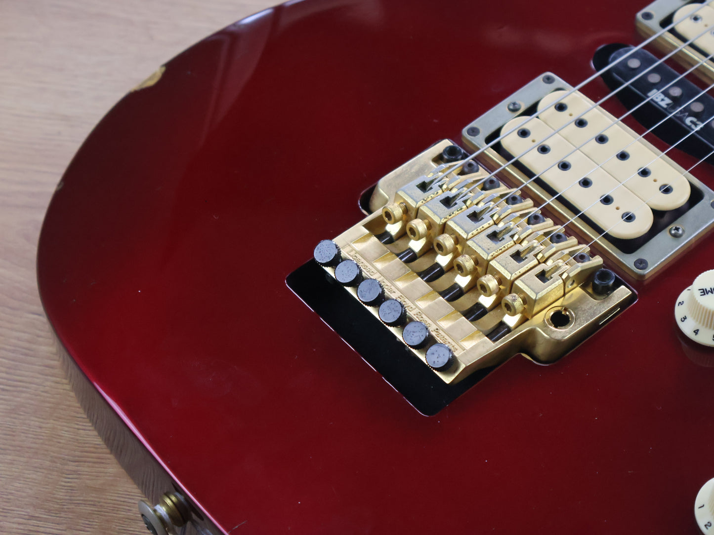 1994 Ibanez RG770G HSH Superstrat (Royal Wine)