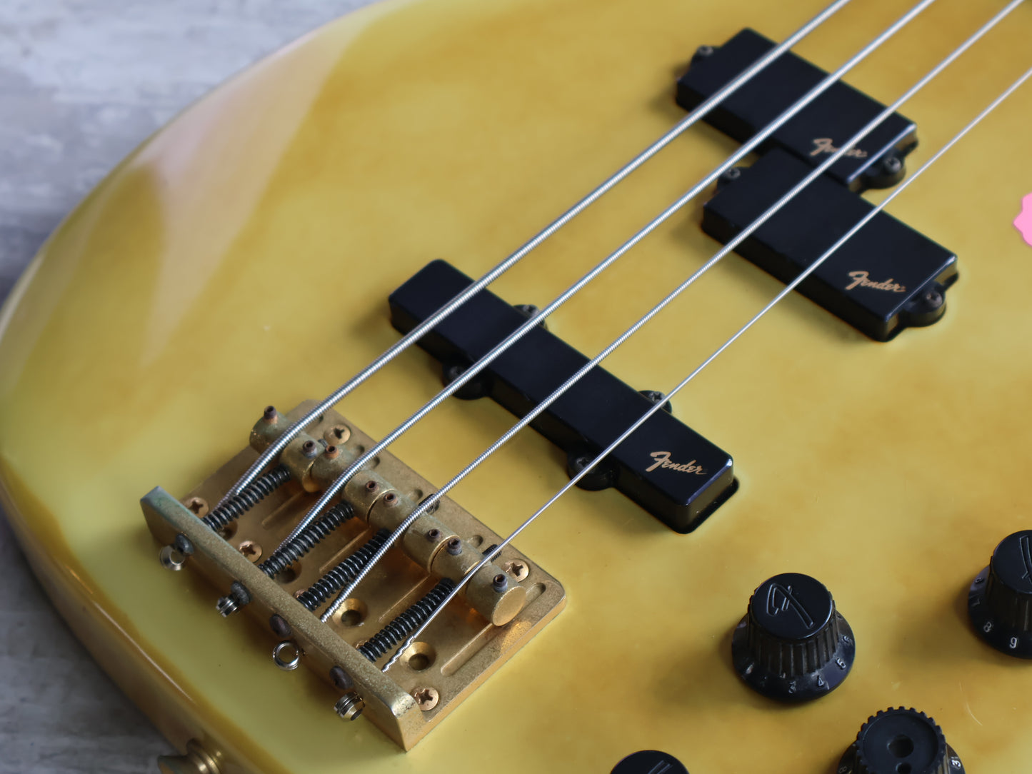 1989 Fender Japan PJR65 Jazz Bass Special PJ Active Contemporary Bass (Aged White)