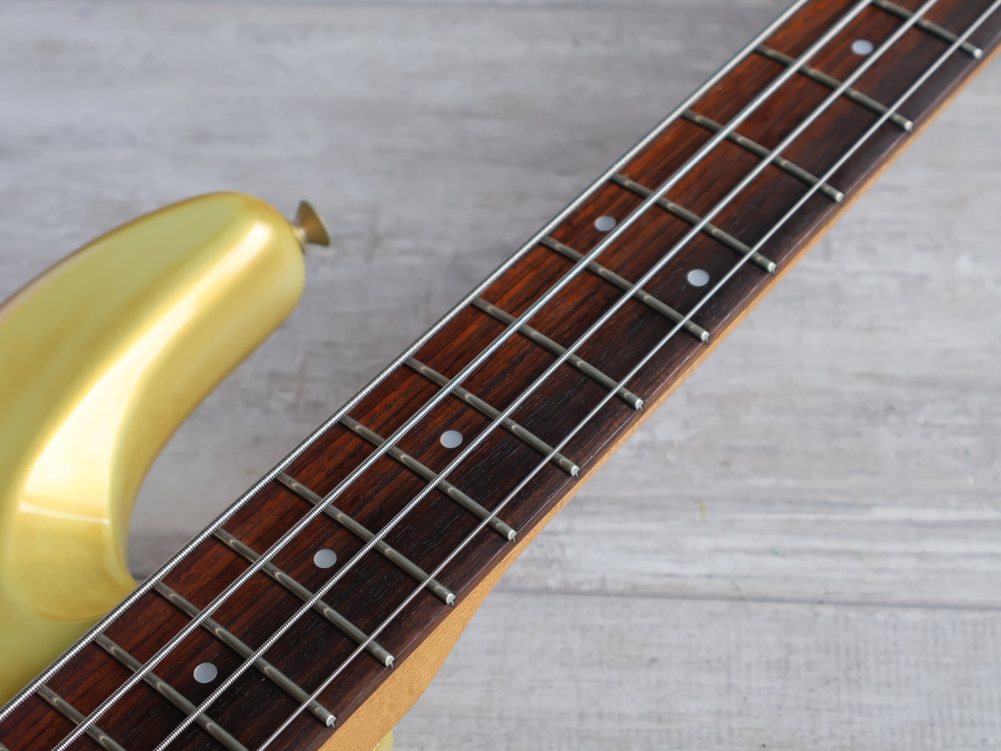 1989 Fender Japan PJR65 Jazz Bass Special PJ Active Contemporary Bass (Aged White)