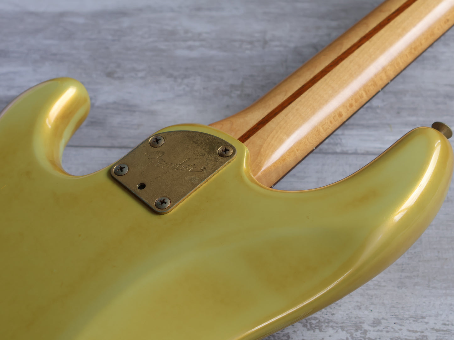 1989 Fender Japan PJR65 Jazz Bass Special PJ Active Contemporary Bass (Aged White)