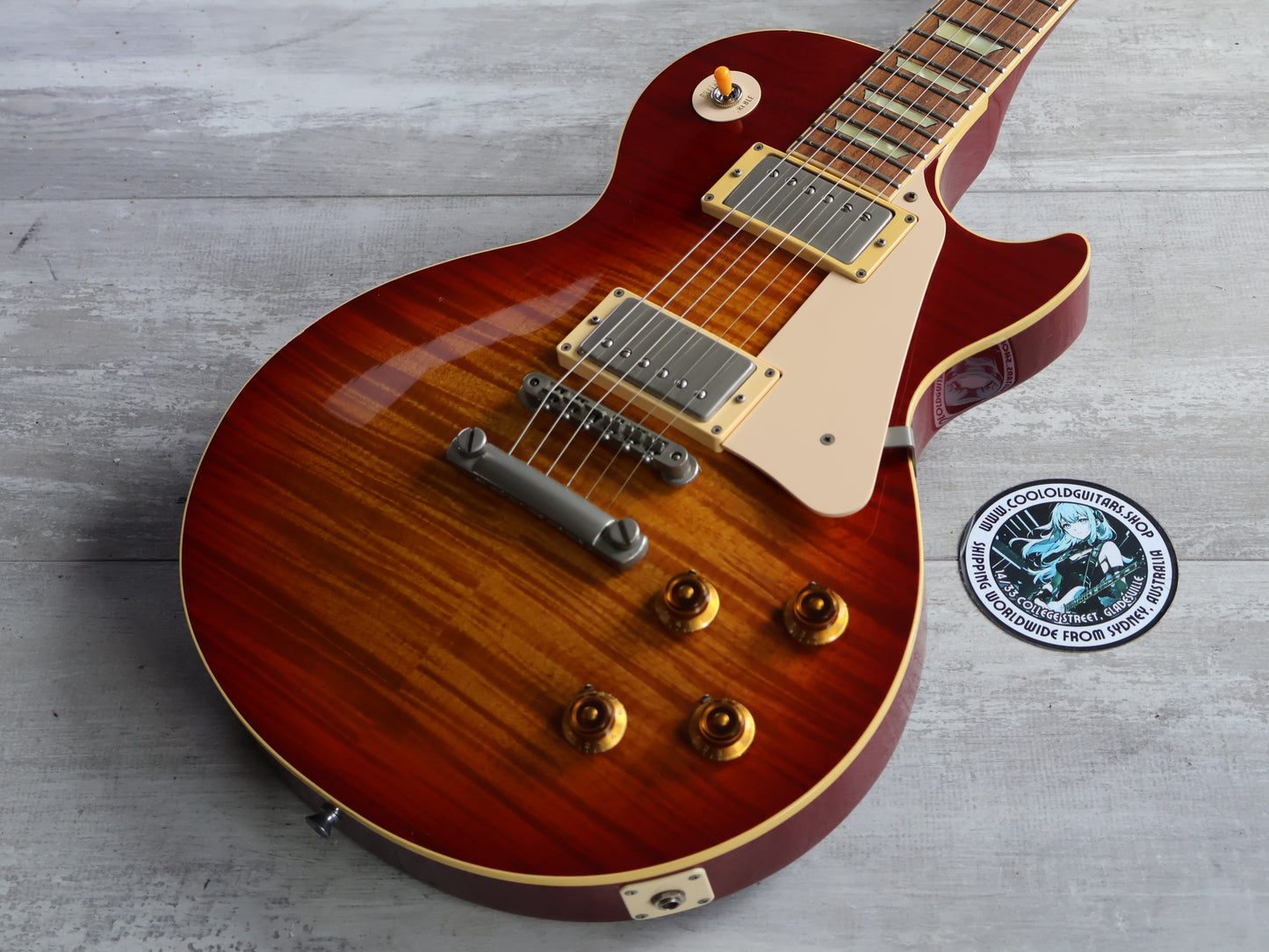1997 Orville Japan (by Gibson) LPS-80F Les Paul Standard (Cherry Sunburst)