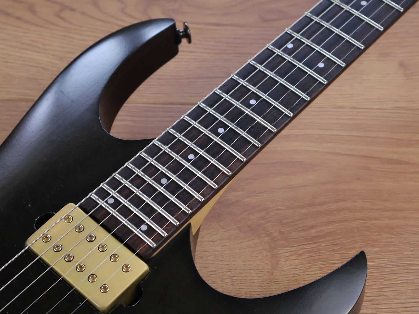 2005 Ibanez Prestige RGA121 HH Superstrat w/Dimarzio Titan's (Violin Flat)