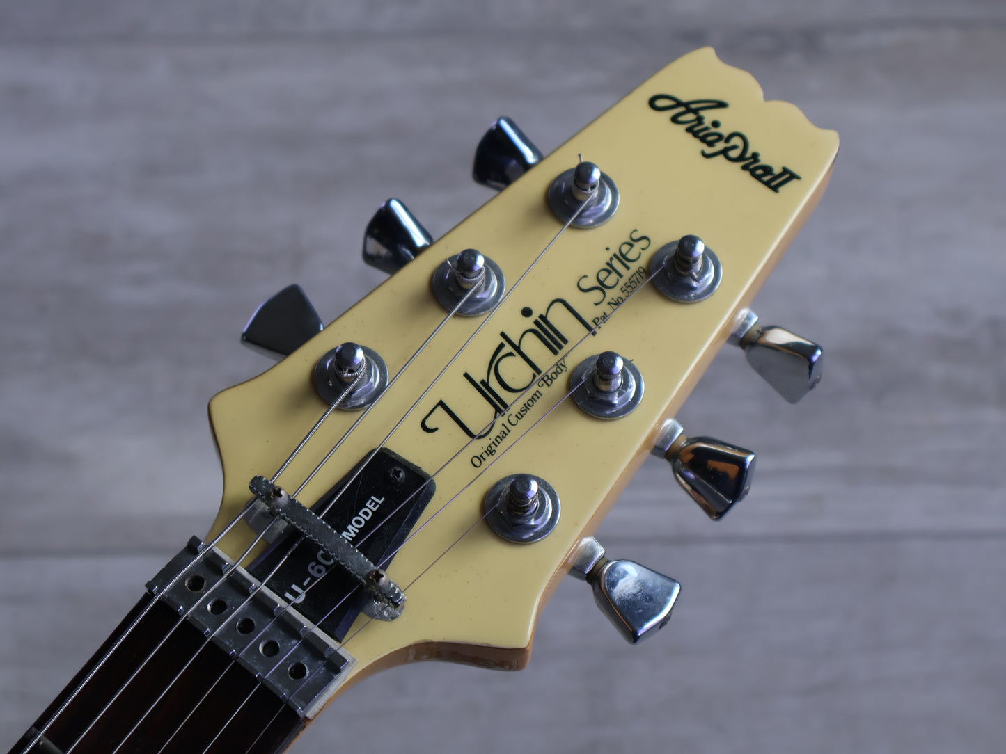 1981 Aria Pro II Japan U-60T Scalloped Urchin (Vintage White)