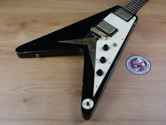 1990's Brian (by Bacchus) '58 Reissue Flying V (Black)