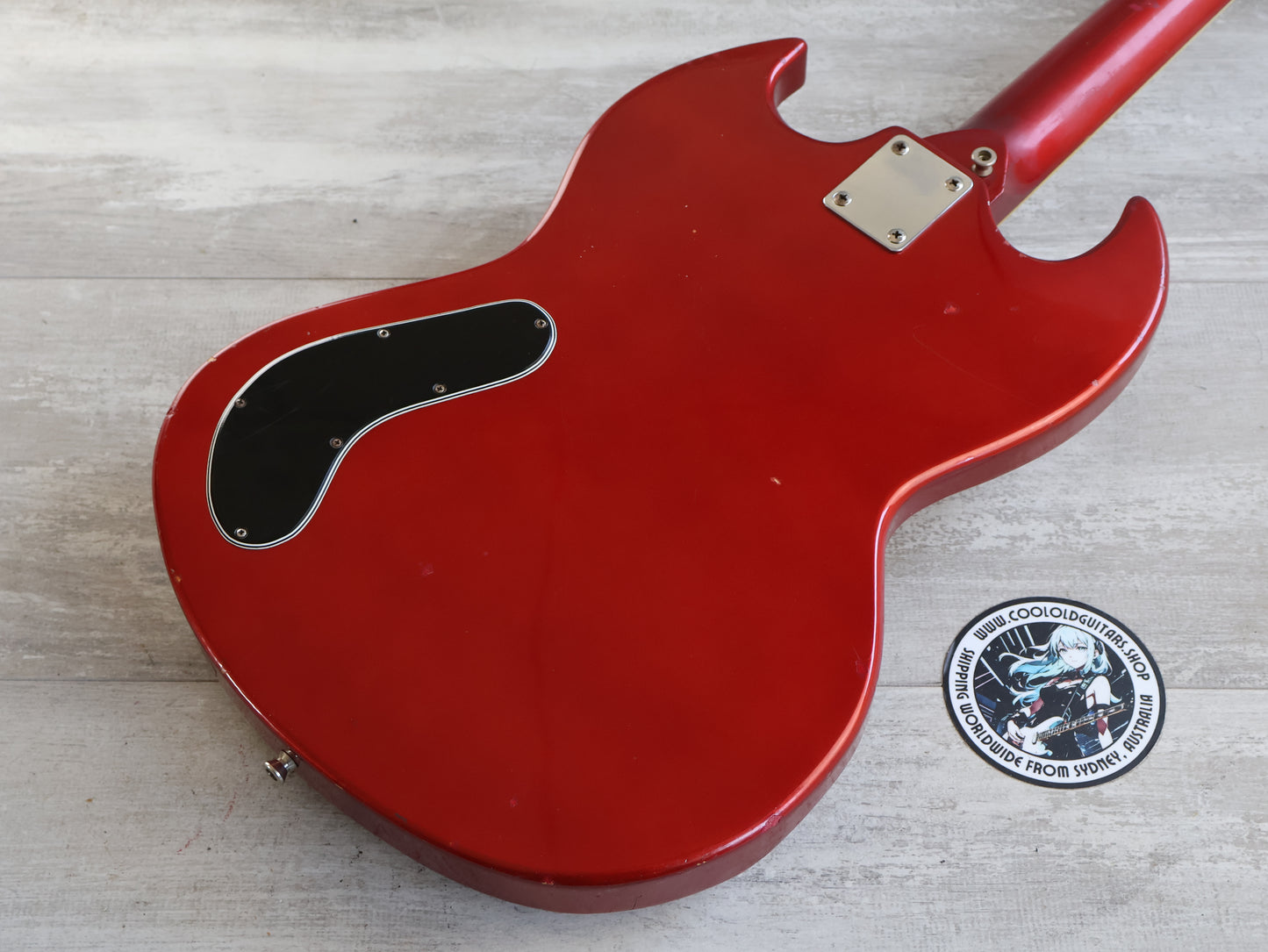 1971 Maxitone (Vox) SG-200 SG w/Bigsby (Metallic Red)