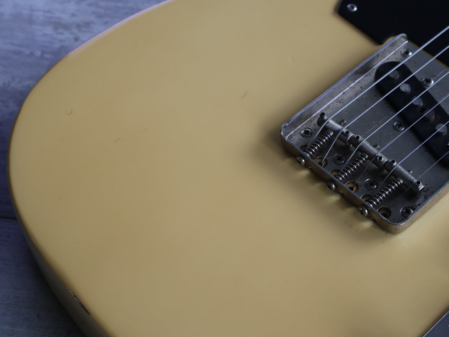 1979 Fernandes Japan FES-55 Esquire Twang-Style Guitar (Aged White)